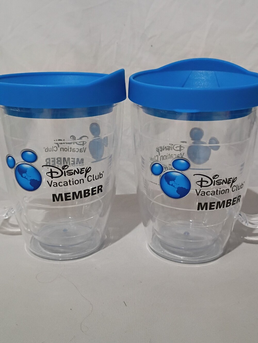 Disney Vacation Club Members cup and lid Set Of 2